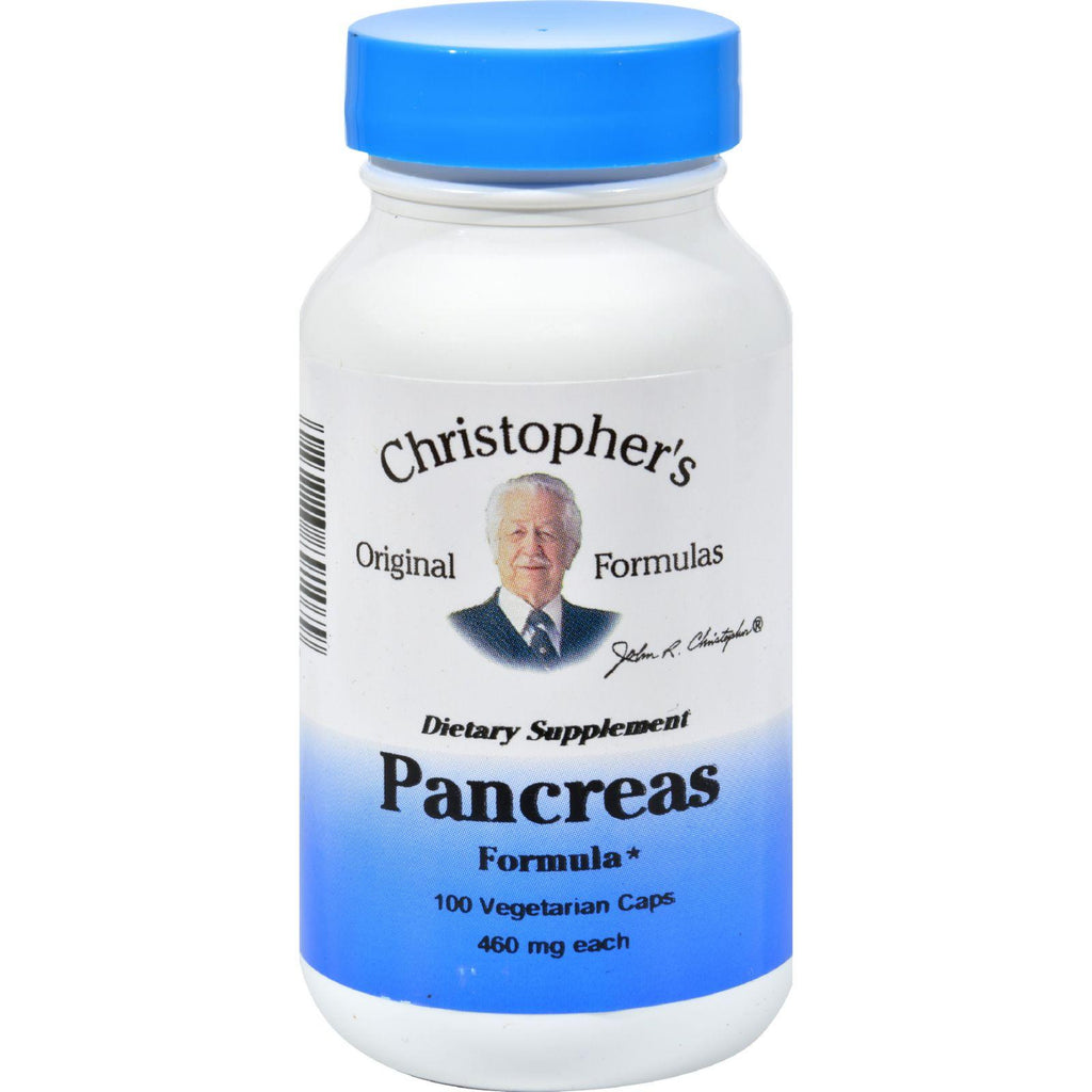 Dr. Christopher's Original Formulas Pancreas Formula - 460 Mg - 100 Vcaps