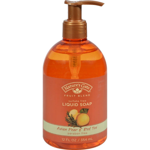 Nature's Gate Organics Liquid Soap Asian Pear And Red Tea - 12 Fl Oz