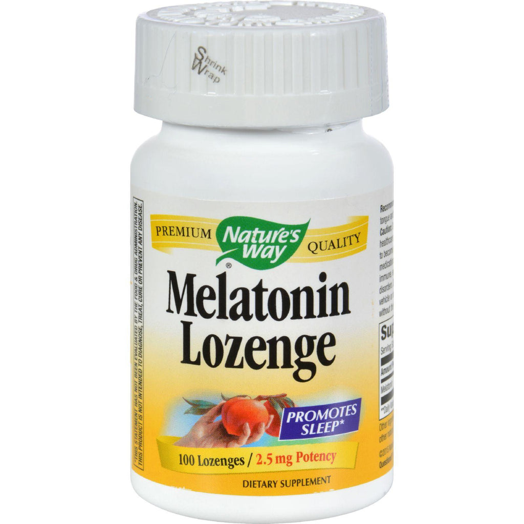 Nature's Way Melatonin Lozenge Fruit - 2.5 Mg - 100 Lozenges