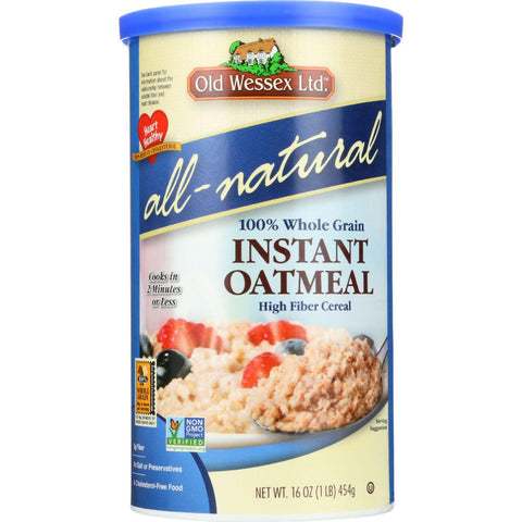 Old Wessex Oat Meal - No Salt - 16 Oz - Case Of 12