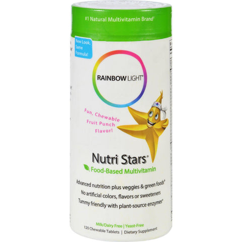 Rainbow Light Nutristars Delicious Fruit Blast - 120 Chewable Tablets