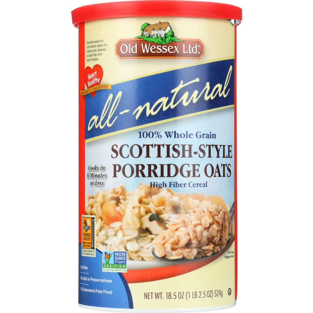 Old Wessex Oats - Porridge - Scottish-style - 18.5 Oz - Case Of 12