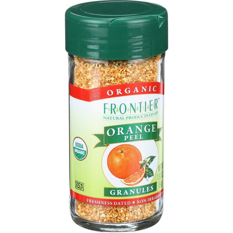 Frontier Herb Orange Peel - Organic - Granules - 1.92 Oz