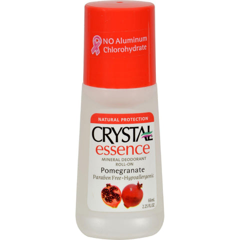 Crystal Essence Mineral Deodorant Roll-on Pomegranate - 2.25 Fl Oz