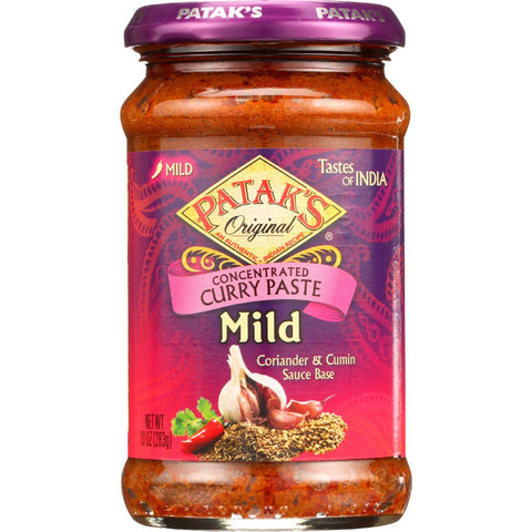 Pataks Spice Paste - Mild Curry - Mild - 10 Oz - Case Of 6