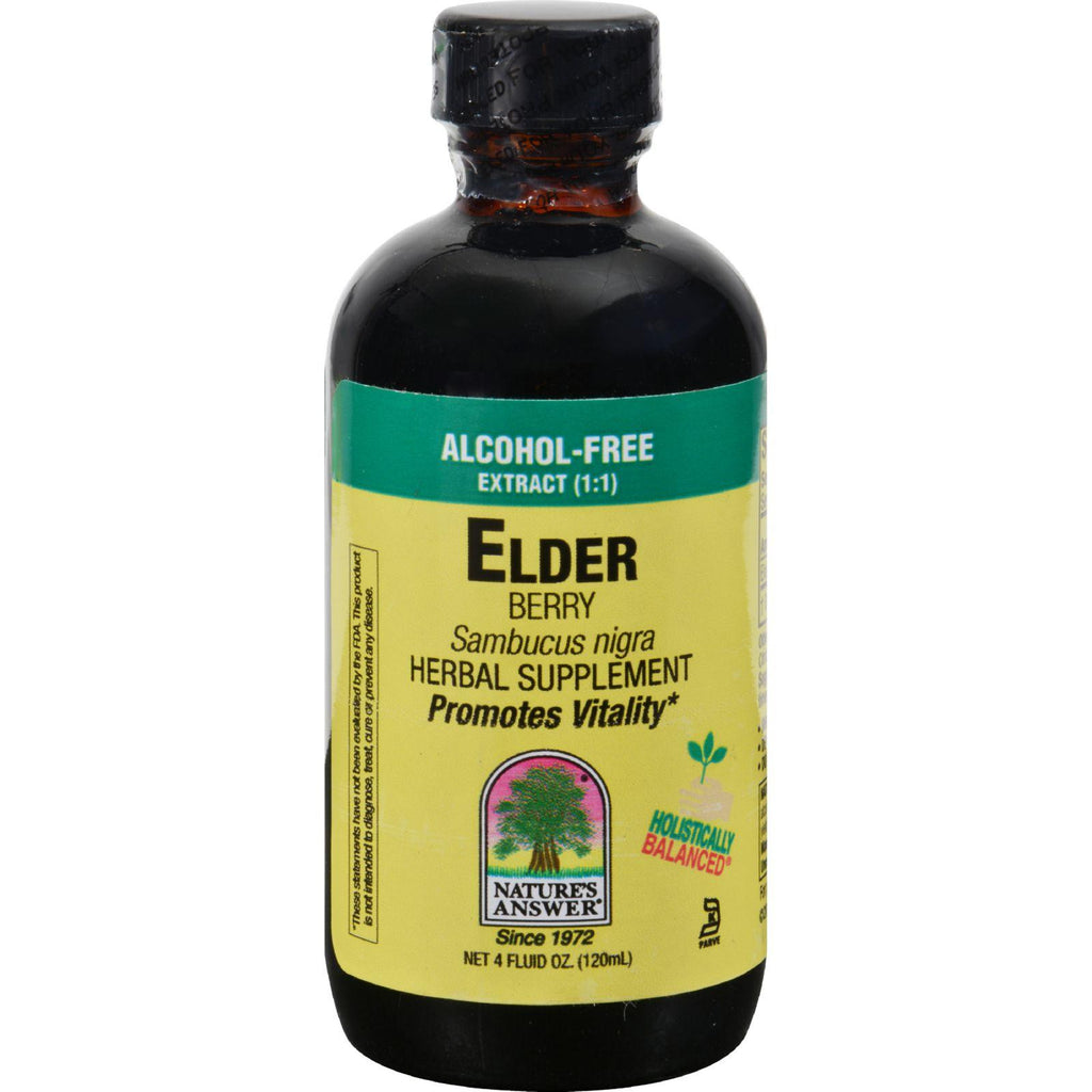 Nature's Answer Elder Berry Alcohol Free - 4 Fl Oz