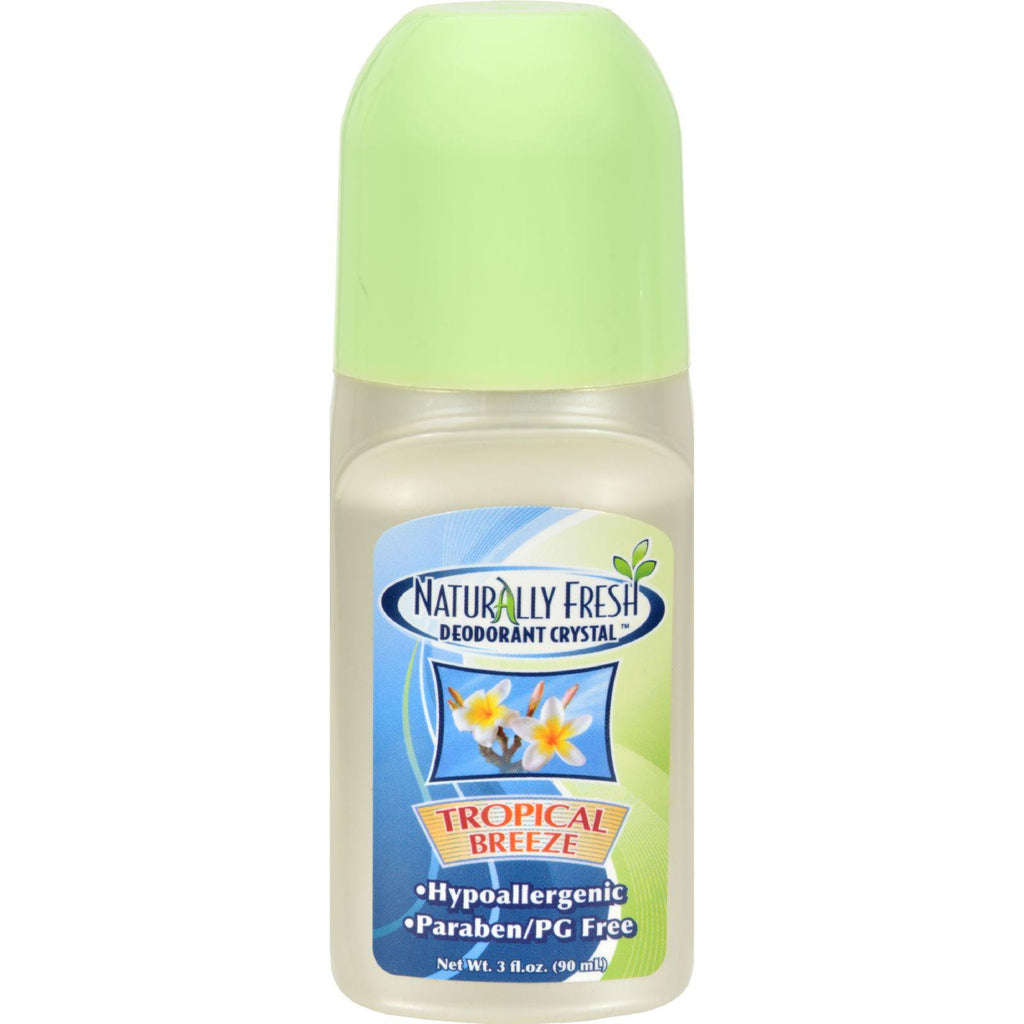 Naturally Fresh Roll On Deodorant Crystal Tropical Breeze - 3 Oz