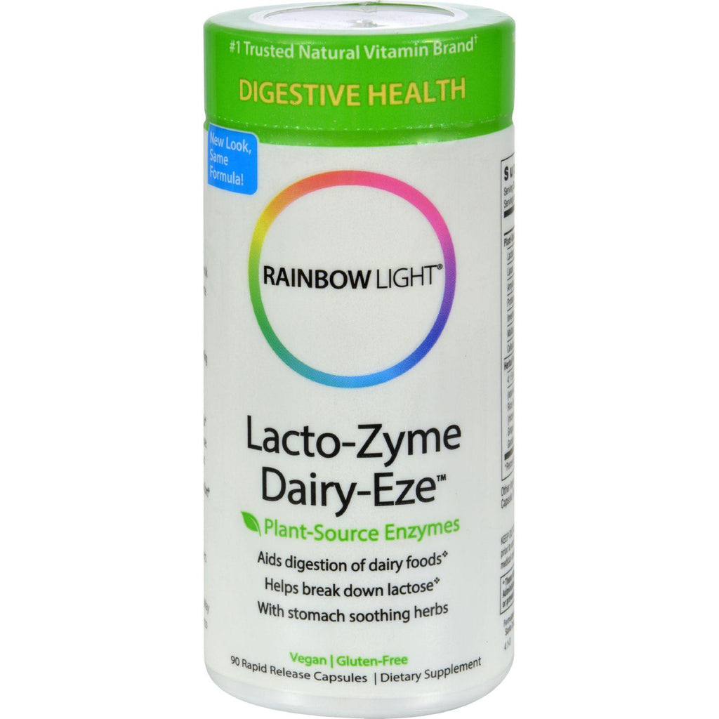 Rainbow Light Lacto-zyme Dairy-eze - 90 Vegetarian Capsules