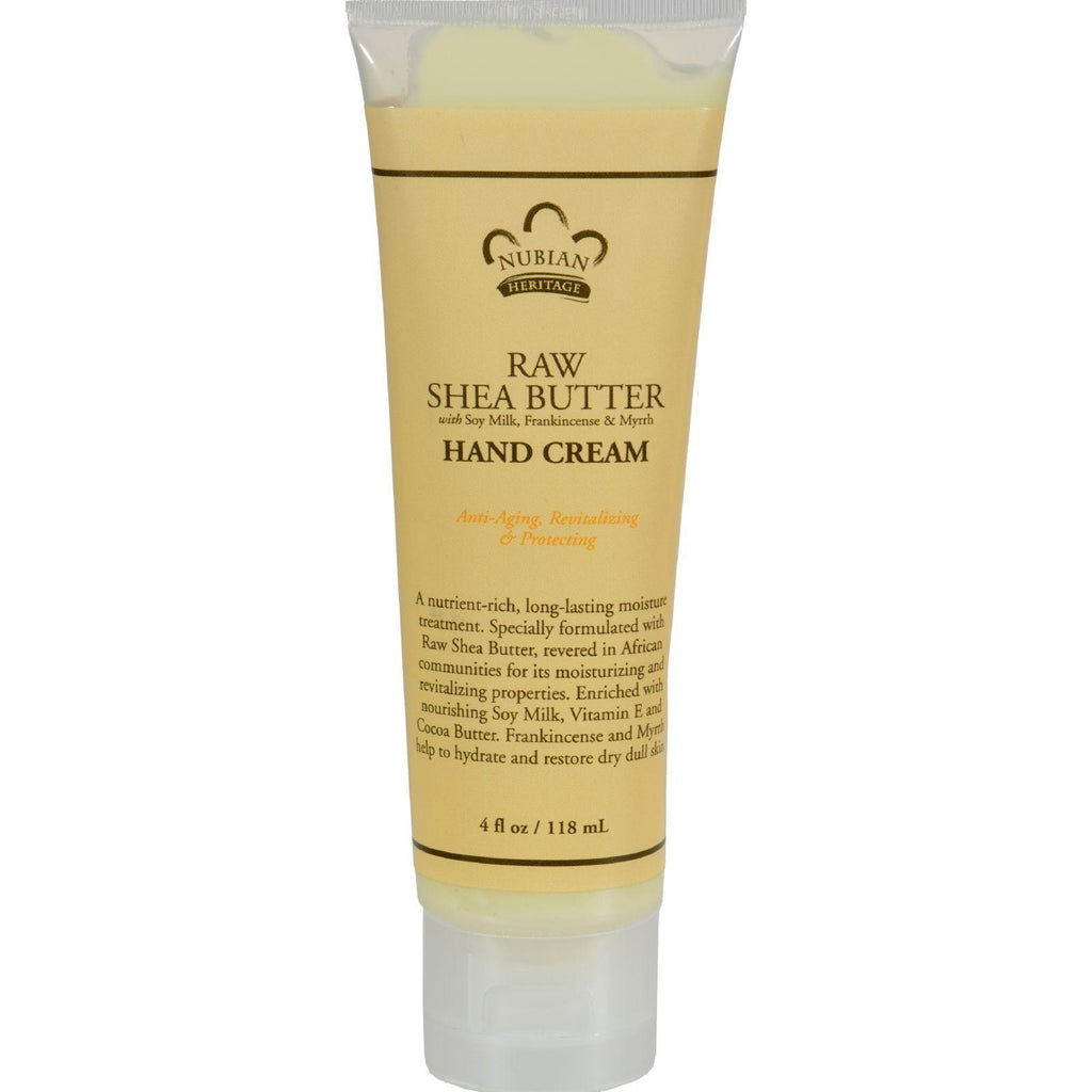 Nubian Heritage Hand Cream Raw Shea Butter - 4 Fl Oz