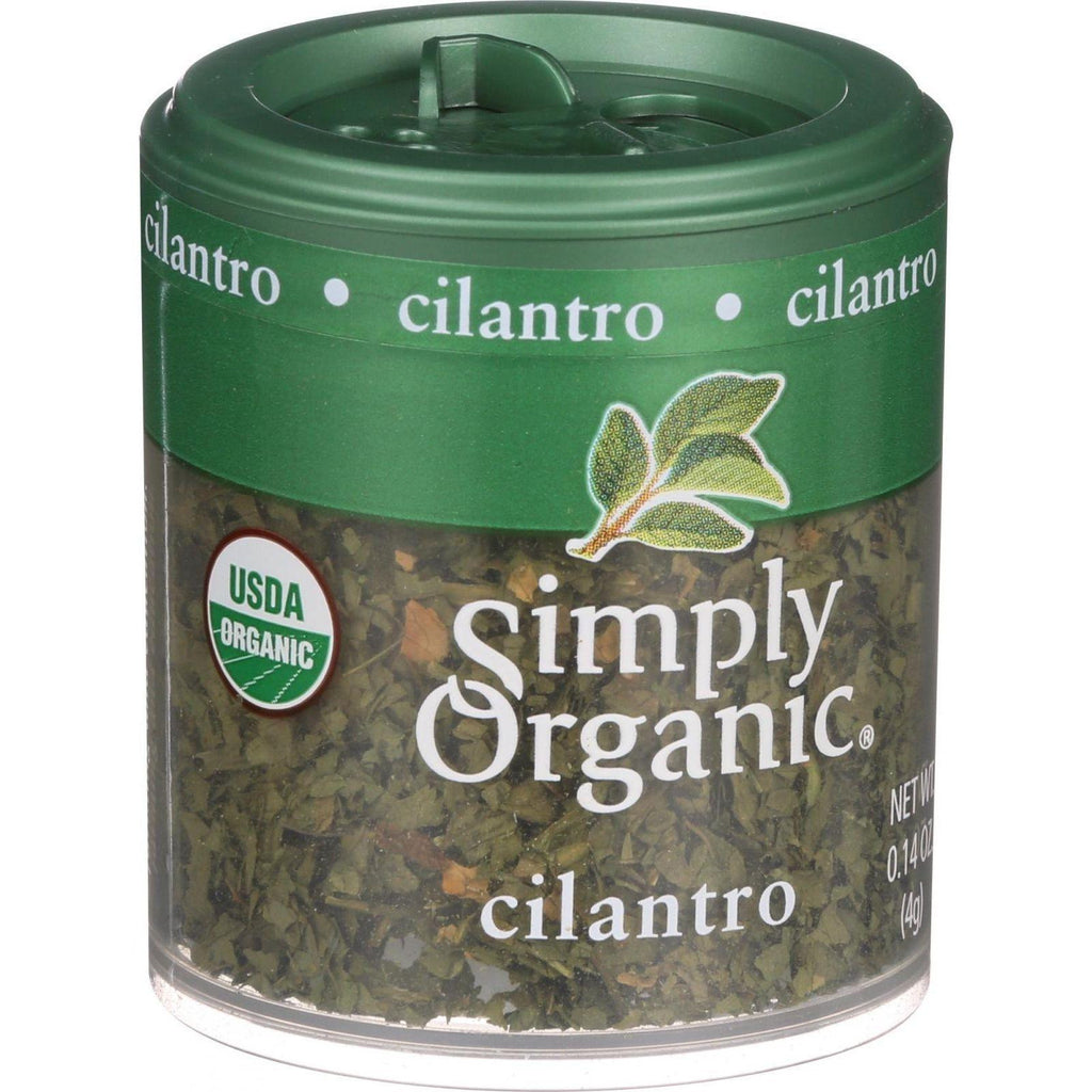 Simply Organic Cilantro Leaf - Organic - Cut And Sifted - .14 Oz - Case Of 6