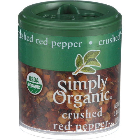 Simply Organic Crushed Red Pepper - Organic - .42 Oz - Case Of 6