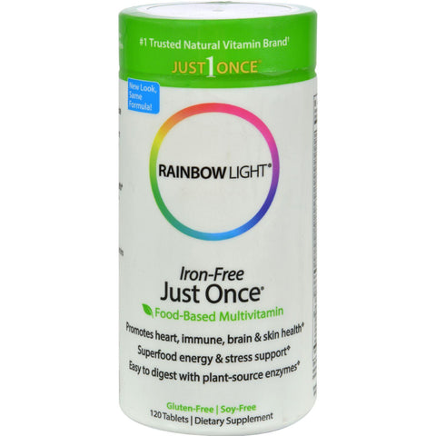 Rainbow Light Just Once Iron-free Food-based Multivitamin - 120 Tablets