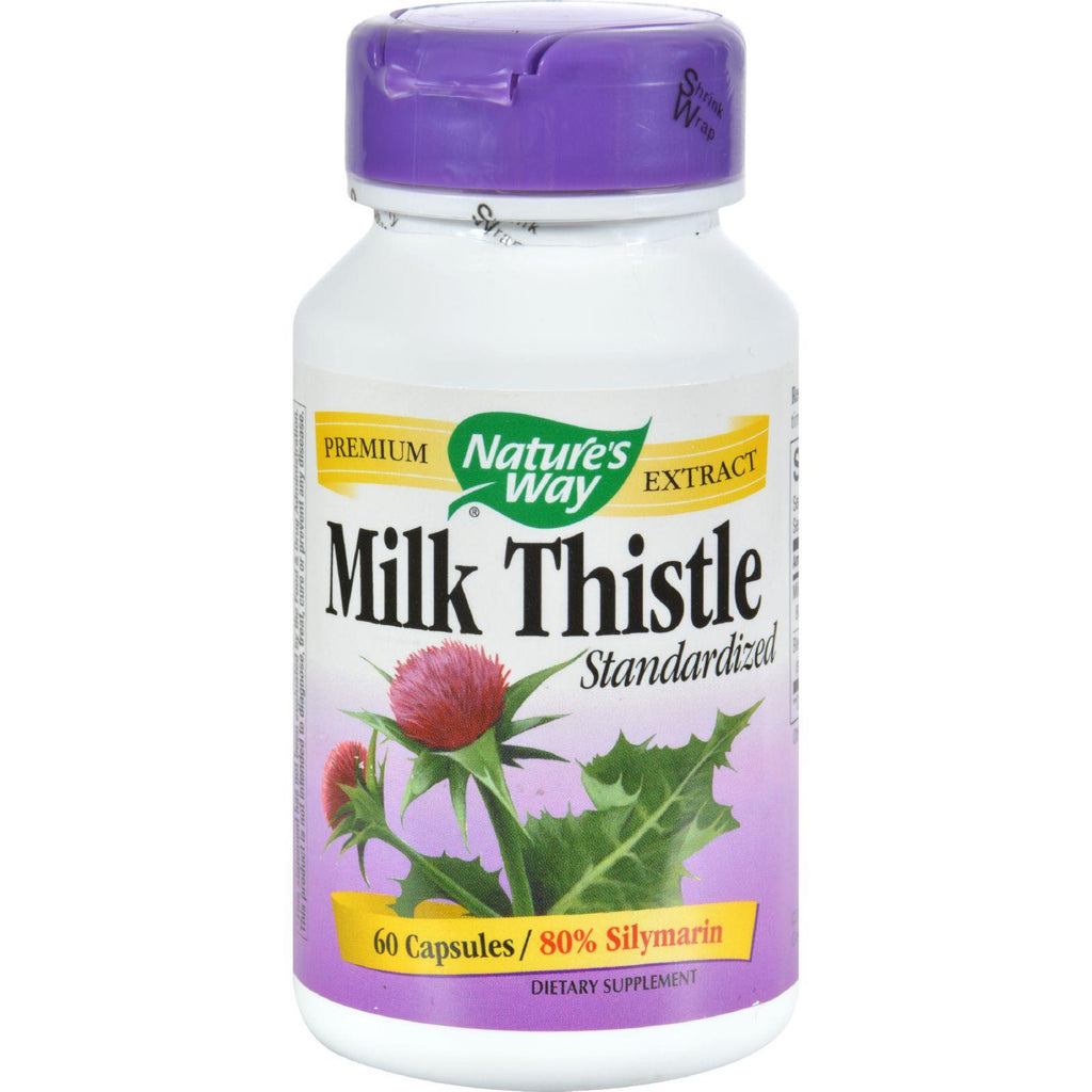 Nature's Way Milk Thistle Standardized - 60 Capsules