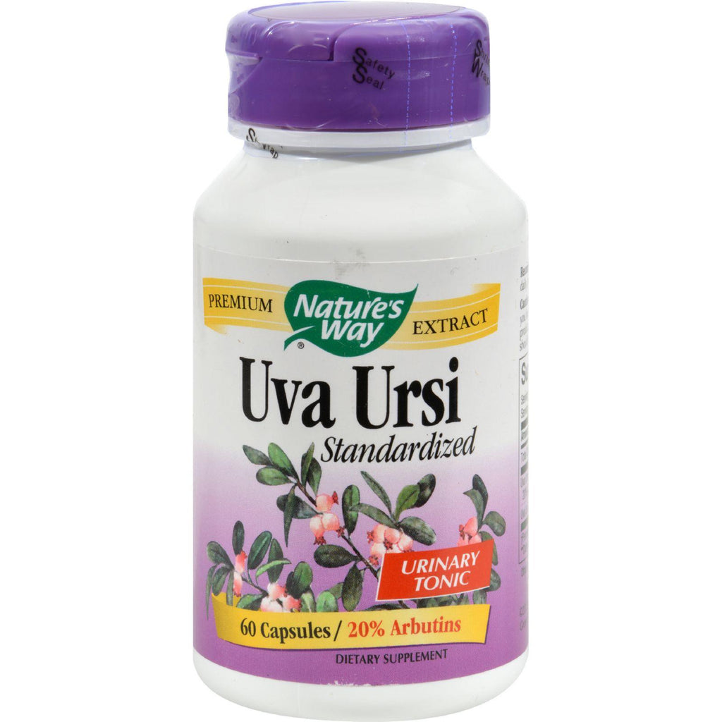 Nature's Way Uva Ursi Standardized - 60 Capsules