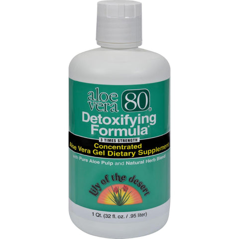 Lily Of The Desert Aloe Vera 80 Detoxifying Formula - 32 Fl Oz