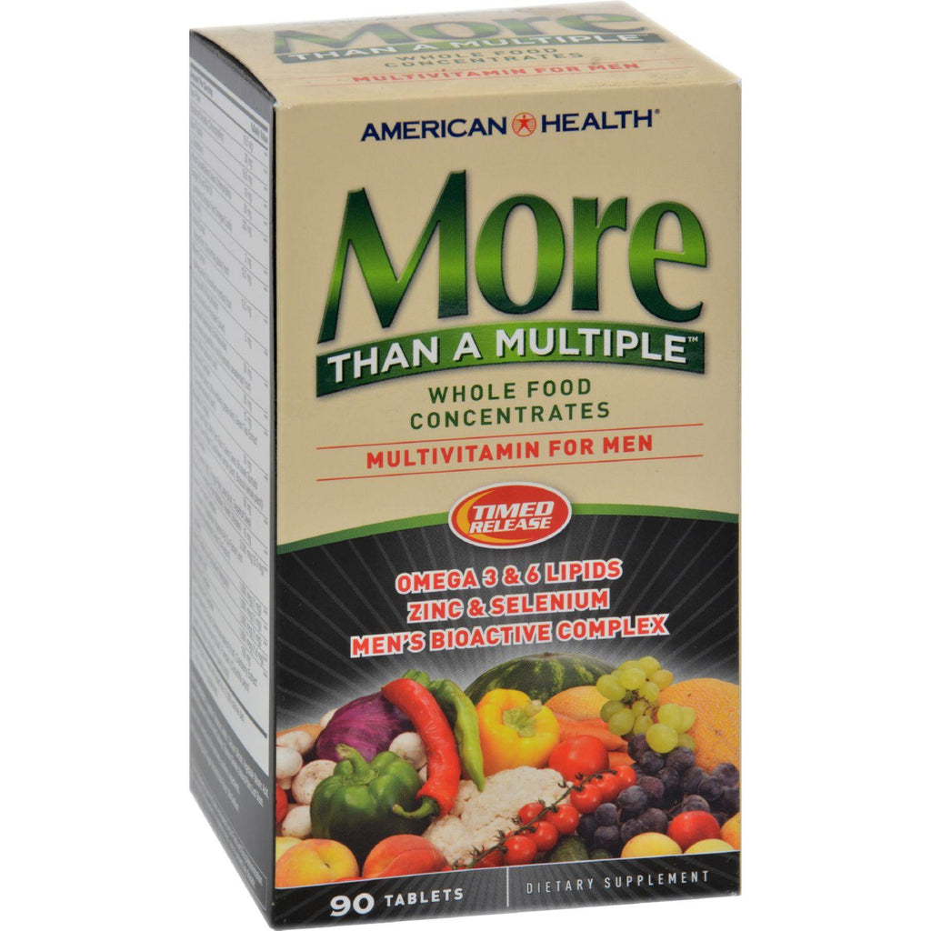 American Health More Than A Multiple Whole Food Concentrates For Men - 90 Tablets