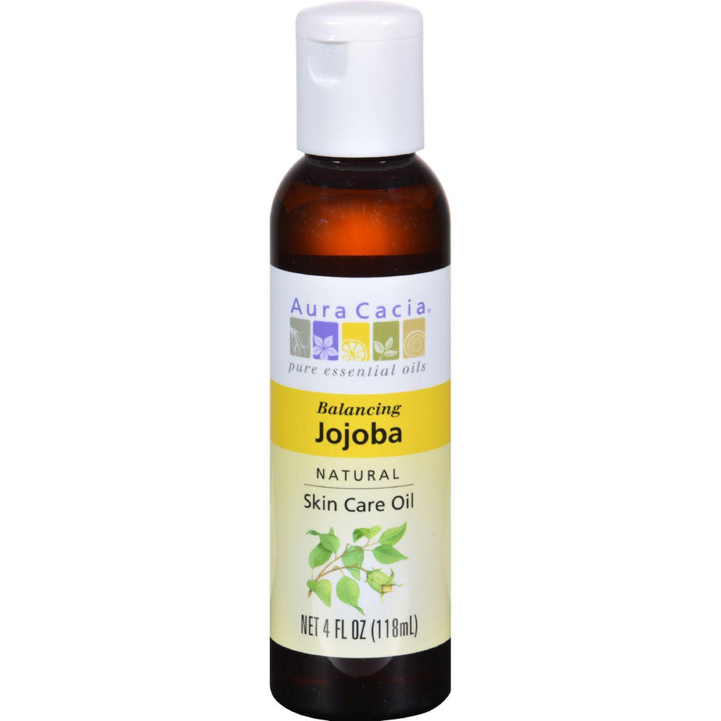 Aura Cacia Jojoba Natural Skin Care Oil - 4 Fl Oz