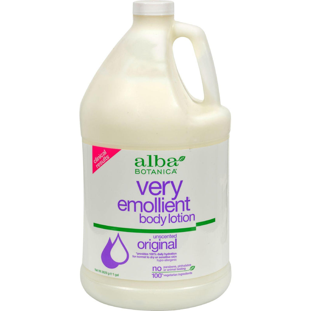 Alba Botanica Very Emollient Body Lotion Original Unscented - 1 Gallon