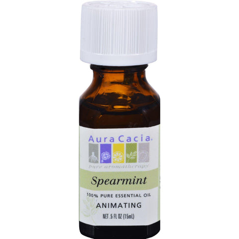 Aura Cacia Essential Oil Spearmint - 0.5 Fl Oz