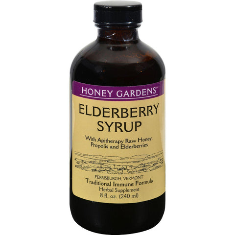 Honey Gardens Apiaries Organic Honey Elderberry Extract With Propolis - 8 Fl Oz