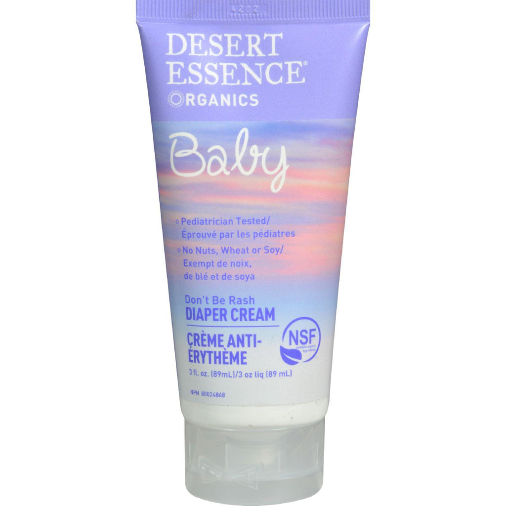 Desert Essence Baby Don't Be Rash Diaper Cream - 3 Fl Oz