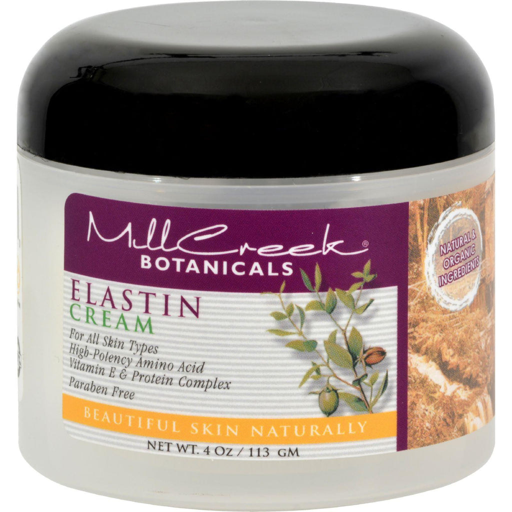 Mill Creek Botanicals Elastin Cream - 4 Oz