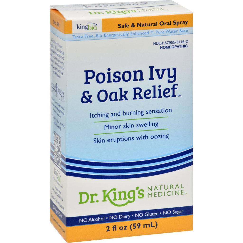 King Bio Homeopathic Poison Ivy Oak Relief - 2 Fl Oz