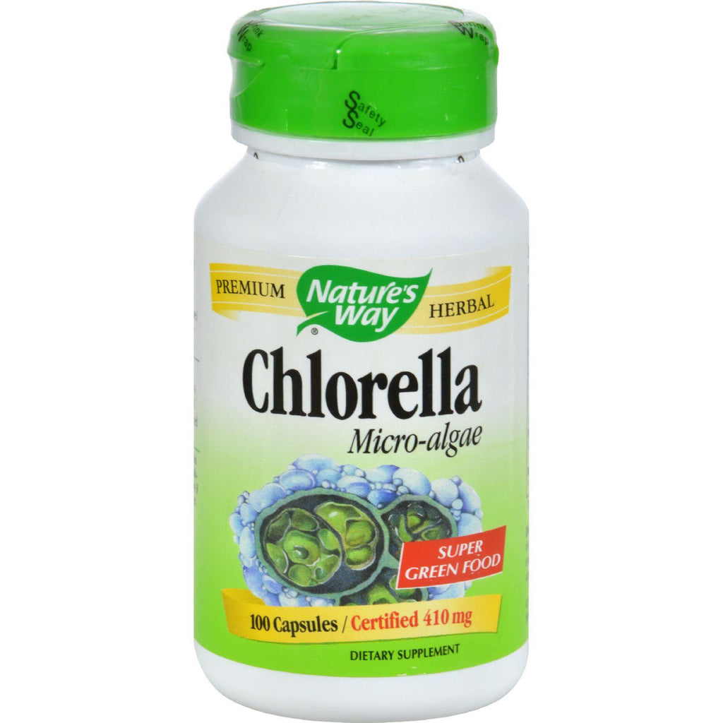 Nature's Way Chlorella Micro-algae - 100 Capsules