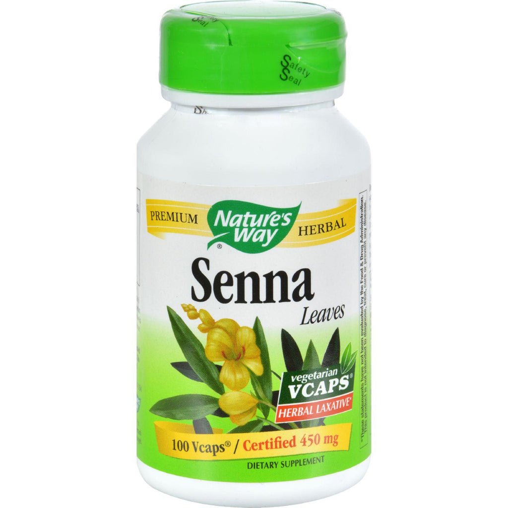 Nature's Way Senna Leaves - 100 Vegetarian Capsules