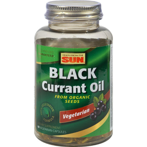 Health From The Sun Vegetarian Black Currant Oil - 60 Vegetarian Softgels