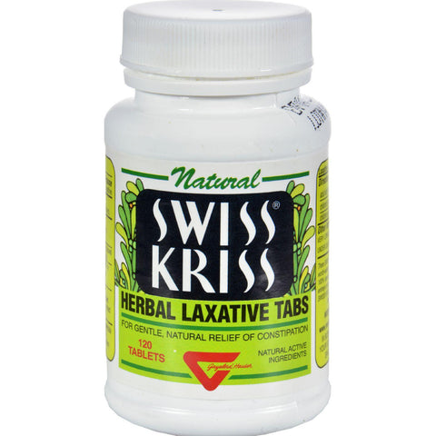 Modern Natural Products Swiss Kriss Herbal Laxative - 120 Tablets