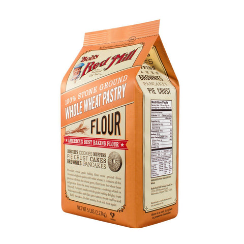 Bob's Red Mill Whole Wheat Pastry Flour - 5 Lb - Case Of 4