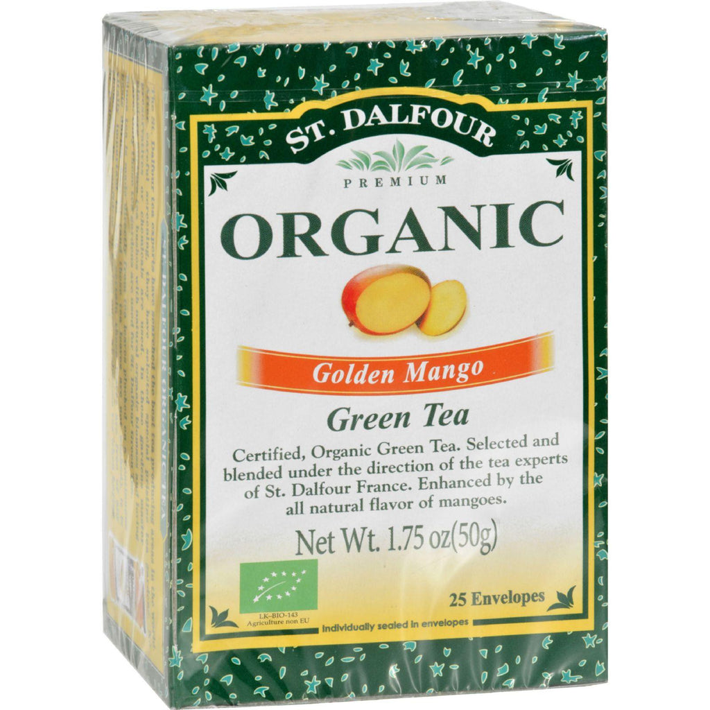 St Dalfour Organic Golden Mango Green Tea - 25 Tea Bags