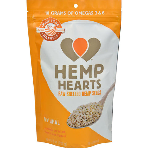 Manitoba Harvest Shelled Hemp Hearts Hemp Seed - 8 Oz