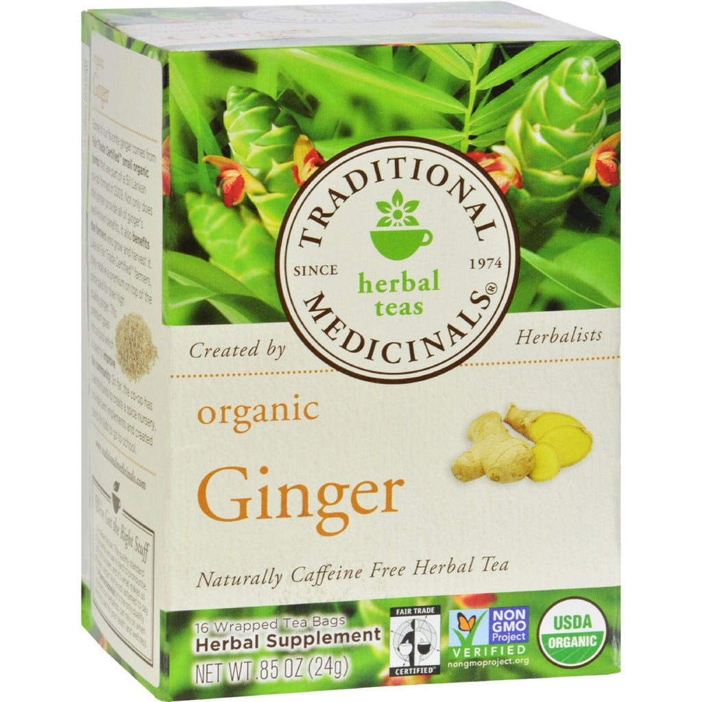 Traditional Medicinals Organic Ginger Tea - 16 Bags