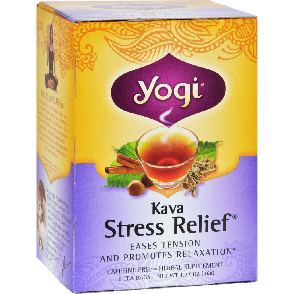 Yogi Tea Kava Stress Relief - Caffeine Free - 16 Tea Bags