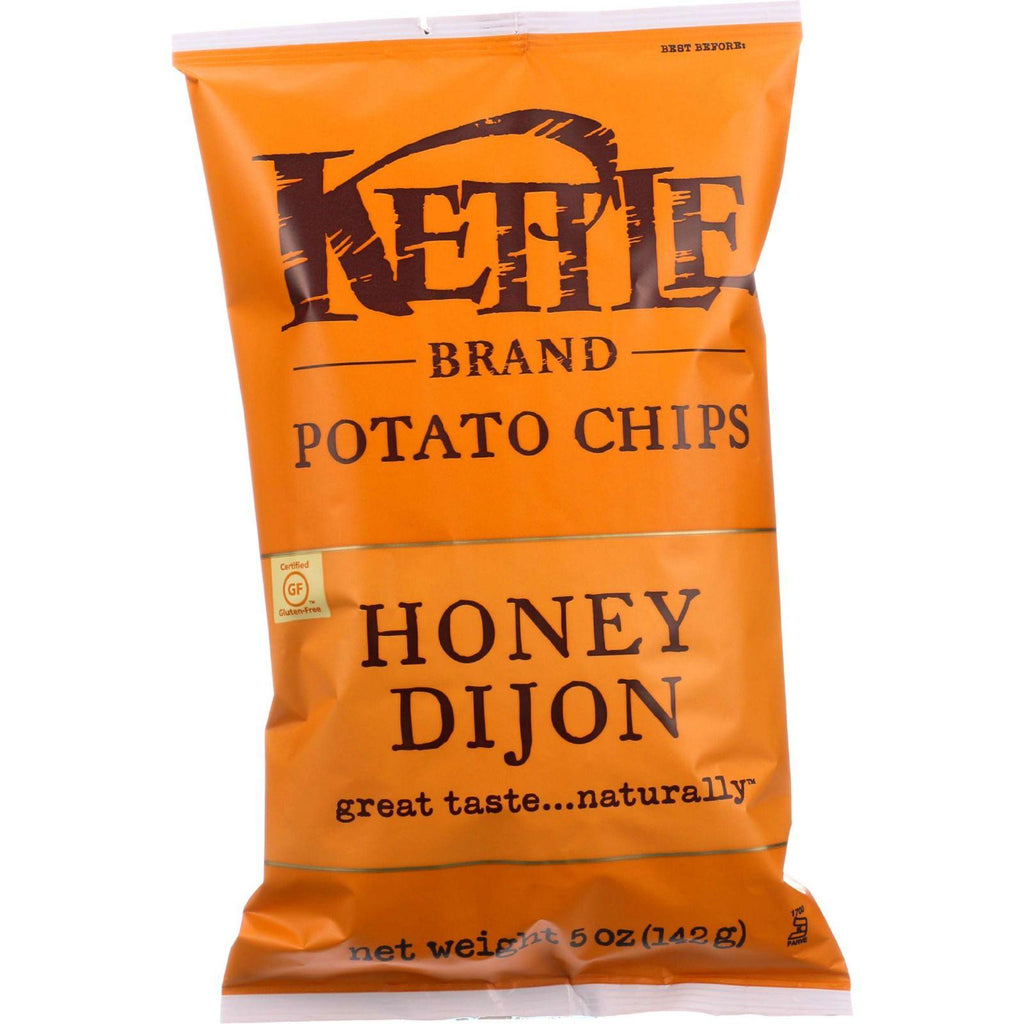 Kettle Brand Potato Chips - Honey Dijon - 5 Oz - Case Of 15