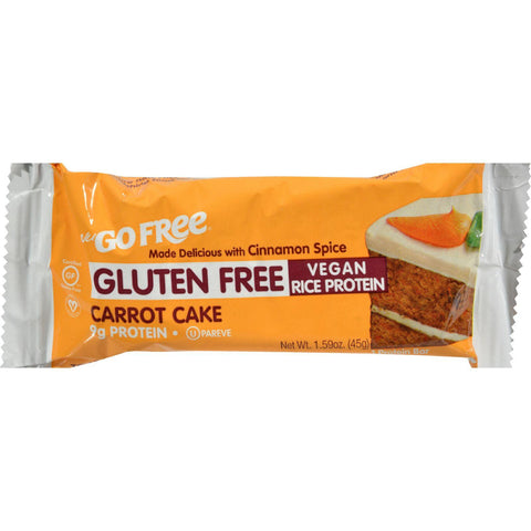 Nugo Nutrition Bar - Gluten Free Carrot Cake - Case Of 12 - 45 Grams