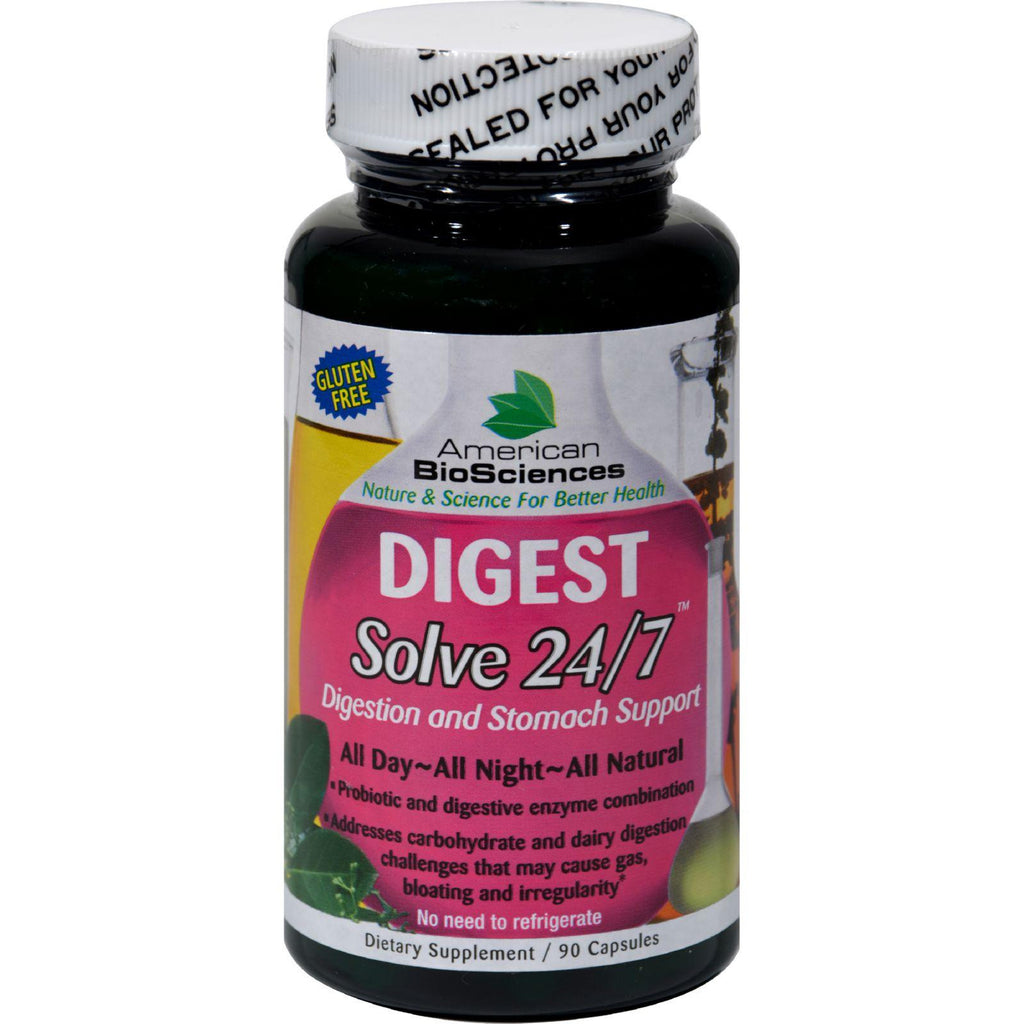 American Bio-sciences Digestsolve 24-7 - 90 Capsules