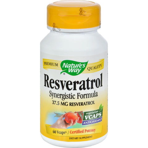 Nature's Way Resveratrol - 60 Vegetarian Capsules