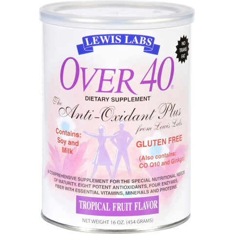 Lewis Lab Over 40 - Original - Adult - Tropical Fruit Flavor - 16 Oz