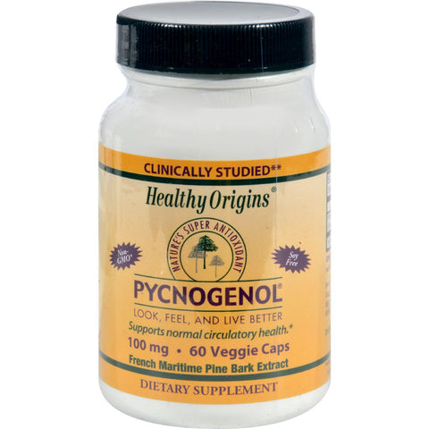 Healthy Origins Pycnogenol - 100 Mg - 60 Vegetarian Capsules