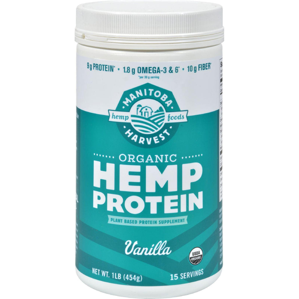 Manitoba Harvest Organic Hemp Protein Vanilla - 16 Oz