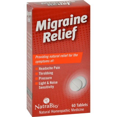 Natrabio Migraine Relief - 60 Tablets