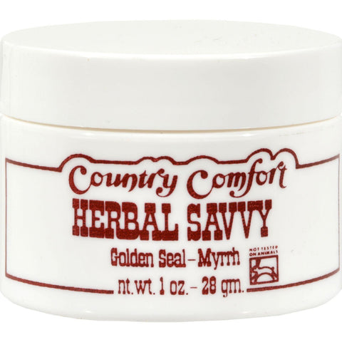 Country Comfort Herbal Savvy Golden Seal-myrrh - 1 Oz