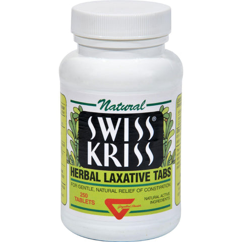 Modern Natural Products Swiss Kriss Herbal Laxative - 250 Tablets