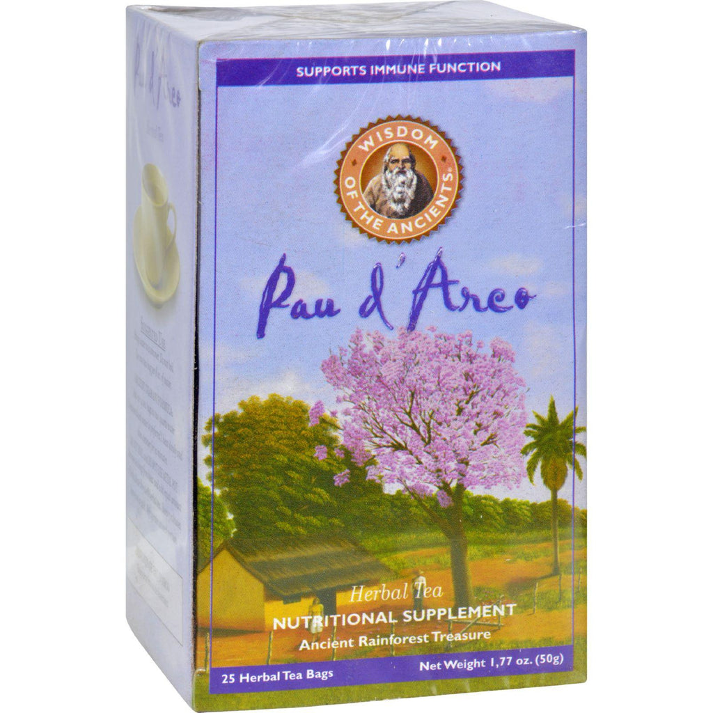 Wisdom Natural Pau D'arco Herbal Tea - 25 Tea Bags