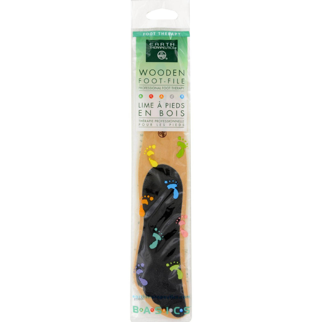 Earth Therapeutics Wooden Foot File - 1 File