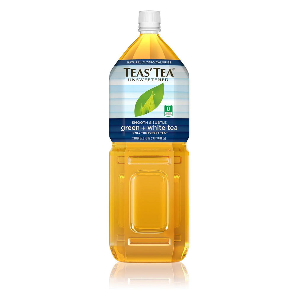 Teas' Tea Unsweetened Green White Tea - Case Of 6 -  2 Liter