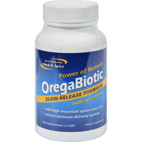 North American Herb And Spice Oregabiotic - 60 Vegetarian Capsules